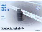 Schalter für Heckscheibe VW Lupo (6X/6E) 6K0959561B