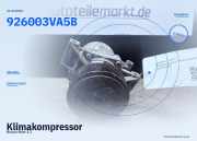 Klimakompressor Nissan Note (E12) 926003VA5B