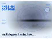 Heckklappendämpfer links FORD Focus II Turnier (DA, DS, FFS) 4M51-N406A10 4M51-N406A10AB