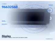 Display CITROEN C2 96632560