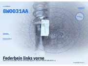 Federbein links vorne AUDI A4 Avant (8W, B9) 8W0031AA