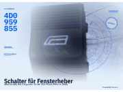 Schalter für Fensterheber AUDI A4 (8D, B5) 4D0959855