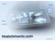 Hauptscheinwerfer rechts VW Passat B3/B4 (3A2, 35I)