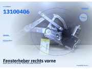 Fensterheber rechts vorne OPEL Astra H 13100406