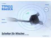 Schalter für Wischer FORD Fiesta I (WFBT, GFBT) 77FG11K665CA
