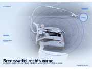 Bremssattel rechts vorne MERCEDES-BENZ A-Klasse (W168)