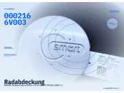 Radabdeckung SMART Fortwo Cabrio (451) 0002166V003