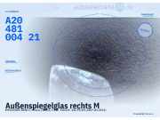 Außenspiegelglas rechts MERCEDES-BENZ C-Klasse (W204) A3146454 A2048100421