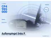 Außenspiegel links PEUGEOT 206+ (T3E) CP4985000
