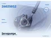 Servopumpe OPEL Corsa B (S93) 26025012