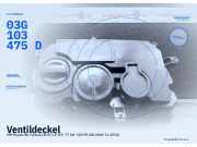 Ventildeckel VW Passat B6 Variant (3C5) 03G103475D