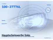 Hauptscheinwerfer links MITSUBISHI Colt IV (CAO) 100-37776L