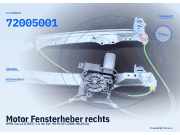 Motor Fensterheber rechts OPEL Corsa D (S07) 72005001