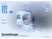 Drosselklappe RENAULT Grand Scenic II (JM) 8200190230 8200171134B