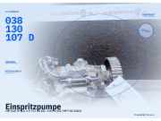 Einspritzpumpe VW Golf IV (1J) 038130107D