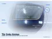 Tür links hinten PEUGEOT 307