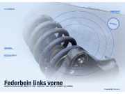 Federbein links vorne AUDI A4 Avant (8E, B6)