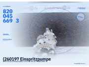 (260197 Einspritzpumpe OPEL Vivaro A Kasten (X83) 93198099) 8200456693