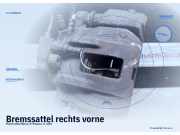Bremssattel rechts vorne Mercedes-Benz A-Klasse (W168)