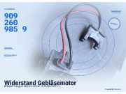 Widerstand Gebläsemotor RENAULT Kangoo I (KC) 9092609859
