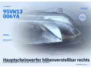 Hauptscheinwerfer höhenverstellbar rechts FORD Galaxy (WGR) 95VW13006YA