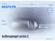 Außenspiegel rechts FIAT Punto Van (188) 0735310073 0157179