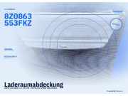 Laderaumabdeckung AUDI A2 (8Z) 8Z0863553 FKZ