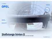 Stoßstange hinten OPEL Vectra C Caravan (Z02) OPEL