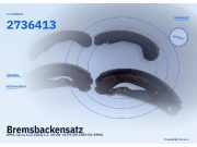 Bremsbackensatz OPEL Corsa A CC (S83) 2736413