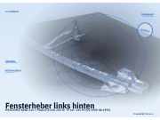 Fensterheber links hinten MERCEDES-BENZ 124 T-Modell (S124)