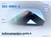 Außenspiegelglas rechts AUDI 80 (8C, B4) 302-0003-1