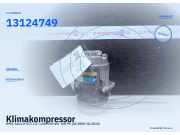 Klimakompressor OPEL Astra H GTC 93168626 13124749