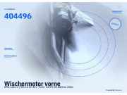 Wischermotor vorne OPEL Zafira A (T98) 404496