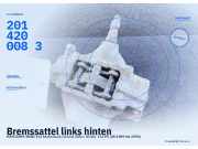 Bremssattel links hinten MERCEDES-BENZ 124 Stufenheck (W124) A20142002836 2014200083