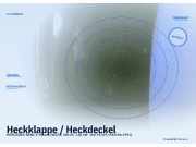 Heckklappe / Heckdeckel MERCEDES-BENZ S-Klasse (W126) Grün