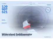 Widerstand Gebläsemotor VW Golf IV Variant (1J) 1J0907521