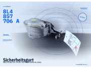 Sicherheitsgurt AUDI A3 (8L) 8L4857706A