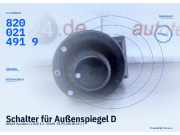 Schalter für Außenspiegel DACIA Sandero II (SD) 8200214919