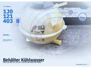 Behälter Kühlwasser AUDI A3 (8L) 1J0121403B