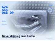 Türverkleidung links hinten Mercedes-Benz B-Klasse (W242, W246) A2465406809