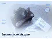 Bremssattel rechts vorne CHEVROLET Nubira Kombi