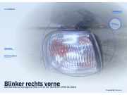Blinker rechts vorne SUZUKI Baleno Schrägheck (EG)