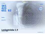Lenkgetriebe 1.9 VW Golf V 1K1423051BJ 1K1909144G 1K1423051BJ