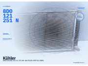 Kühler AUDI A6 (4B, C5) 8D0121251N