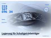 Lagerung für Schaltgetriebeträger BMW 5er Touring (E61) 22316769634
