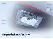 Hauptscheinwerfer links FORD Probe I