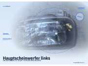 Hauptscheinwerfer links VW Golf III (1H)
