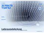 Laderaumabdeckung VW Passat B6 Variant (3C5) 3C9867871K 45W 3C9867871H FKZ