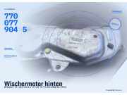 Wischermotor hinten RENAULT 19 I (B/C 53) 7700779045