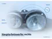 Hauptscheinwerfer rechts BMW 3er (E30)